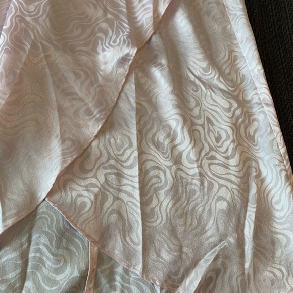 Vintage 80 th Y2K A La Carte California Pink Midi Dress Cocktail Chic Getsby - Picture 8 of 12